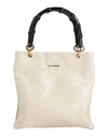 Jil Sander Woman Handbag Off White Size - Leather