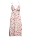 Isabel Marant Woman Midi Dress Light Pink Size 6 Viscose, Silk, Cotton