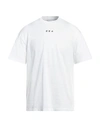 Neil Barrett Man T-shirt White Size Xl Cotton