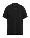 Neil Barrett Man T-shirt Black Size Xl Cotton