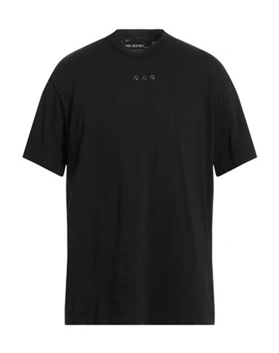 NEIL BARRETT NEIL BARRETT MAN T-SHIRT BLACK SIZE XL COTTON