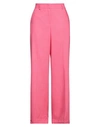 Msgm High Waist Wide Leg Trousers In Pink
