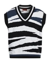 Missoni Knitwear With V-neckline And Striped Pattern In White