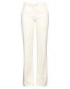 Etro Woman Pants Cream Size 12 Viscose, Elastane In White