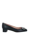 Bally Woman Ballet Flats Black Size 9 Lambskin In Black