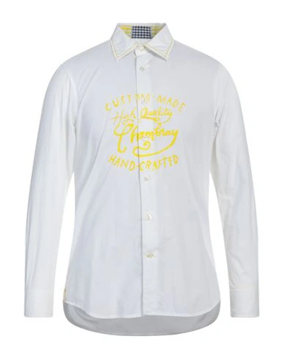Harmont & Blaine Man Shirt White Size L Cotton