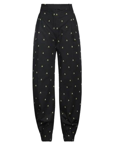 Attico The  Woman Pants Black Size 2 Cotton, Polyester In Black