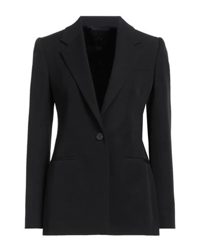 Givenchy Black Wool Blend Blazer In Nero