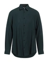 Oamc Man Shirt Dark Green Size Xl Acetate, Viscose In Green