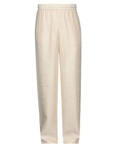 Golden Goose Man Pants Beige Size 36 Lyocell, Linen
