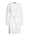 Rochas Woman Mini Dress Ivory Size 8 Rayon, Linen In White