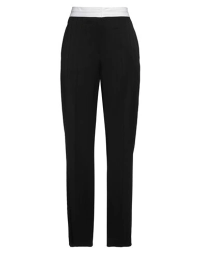 Victoria Beckham Woman Pants Black Size 0 Acetate, Viscose, Polyester, Cotton