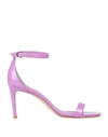 STUART WEITZMAN STUART WEITZMAN WOMAN SANDALS MAUVE SIZE 7.5 SOFT LEATHER