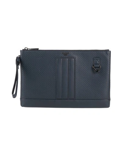 Bally Man Handbag Midnight Blue Size - Soft Leather