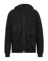 Ten C Man Sweatshirt Black Size Xl Cotton In Black