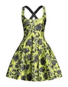 Philosophy Di Lorenzo Serafini Woman Mini Dress Acid Green Size 8 Polyester