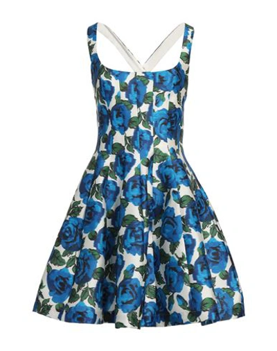 Philosophy Di Lorenzo Serafini Woman Mini Dress Blue Size 6 Polyester