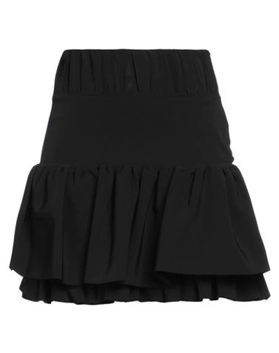 Rabanne Woman Mini Skirt Black Size 8 Acetate, Viscose