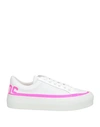 Gcds Logo-print Low-top Sneakers In White