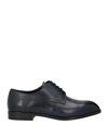 BALLY BALLY MAN LACE-UP SHOES MIDNIGHT BLUE SIZE 6.5 SOFT LEATHER