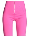 Off-white Woman Leggings Fuchsia Size M Polyamide, Elastane In Pink