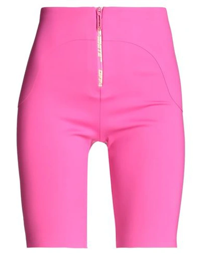 Off-white Woman Leggings Fuchsia Size Xs Polyamide, Elastane In Pink