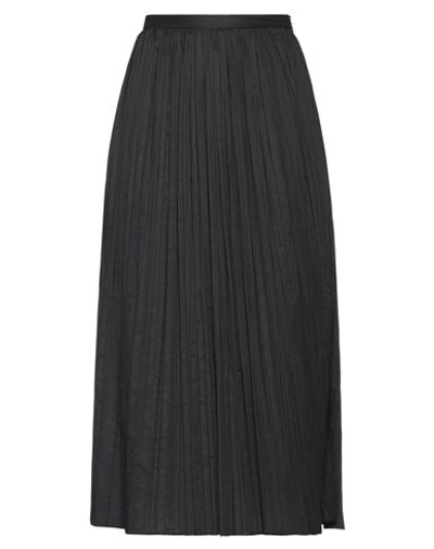 Rochas Woman Midi Skirt Black Size 6 Polyester, Cotton