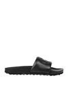 OFF-WHITE OFF-WHITE MAN SANDALS BLACK SIZE 9 SOFT LEATHER
