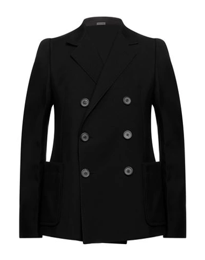 Lanvin Man Blazer Black Size 38 Wool