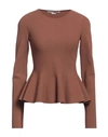Stella Mccartney Woman Sweater Brown Size 2-4 Viscose, Polyester
