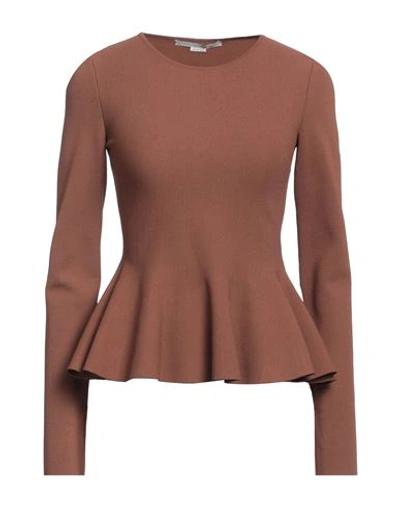 Stella Mccartney Woman Sweater Brown Size 8-10 Viscose, Polyester