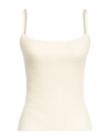 Chloé Woman Top Ivory Size M Wool, Cashmere, Polyamide, Elastane In White