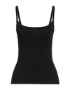 Chloé Woman Top Black Size S Wool, Cashmere, Polyamide, Elastane