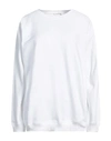 Chloé Woman Sweatshirt White Size L Cotton, Elastane