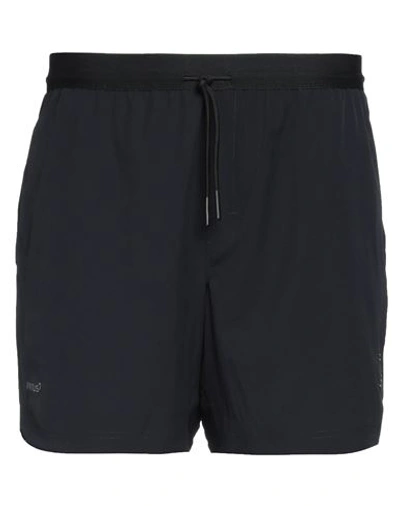 Ea7 Man Shorts & Bermuda Shorts Midnight Blue Size 3xl Polyester, Elastane