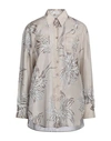 Brunello Cucinelli Woman Shirt Beige Size Xs Silk, Ecobrass