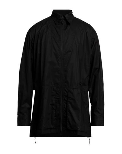 Y-3 Man Overcoat Black Size S Cotton