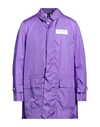 Mackintosh Man Overcoat Purple Size Xl Nylon In Purple