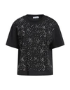 Rabanne Paco  Woman T-shirt Black Size M Cotton