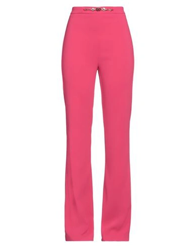 Divedivine Woman Pants Fuchsia Size 8 Polyester, Elastane In Pink
