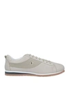 Bally Man Sneakers Light Grey Size 12 Soft Leather In Grey