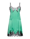 Rabanne Woman Mini Dress Green Size 6 Polyester, Polyamide In Green