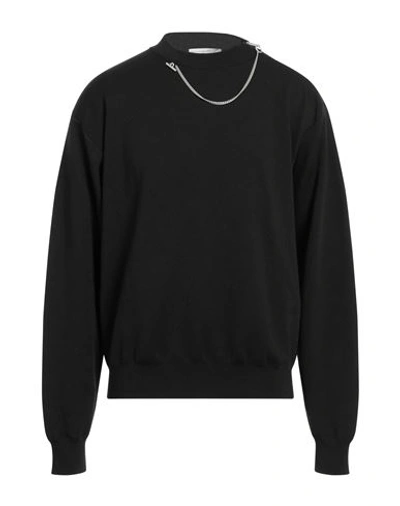 Ambush Man Sweater Black Size L Virgin Wool, Polyamide