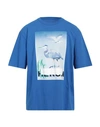 Heron Preston Man T-shirt Bright Blue Size Xl Cotton