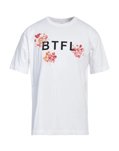 Btfl Man T-shirt White Size Xl Cotton
