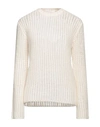 Chloé Woman Sweater Ivory Size M Wool, Silk, Cashmere In White