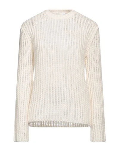 Chloé Woman Sweater Ivory Size Xs Wool, Silk, Cashmere In White