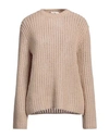 Chloé Woman Sweater Beige Size S Wool, Silk, Cashmere