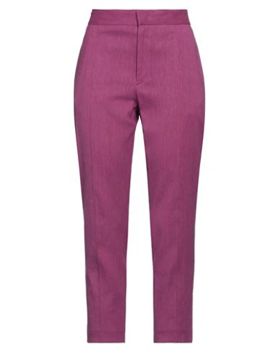 Isabel Marant Woman Pants Mauve Size 6 Hemp, Viscose, Elastane In Purple