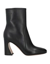 Gianvito Rossi Woman Ankle Boots Black Size 9.5 Soft Leather